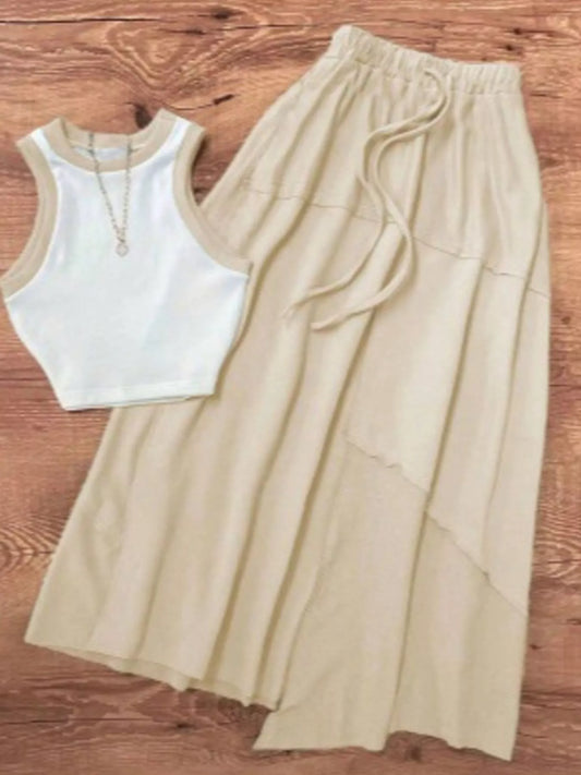 Hazel Blues® |  Easy Does It Skirt | Drawstring Skirt