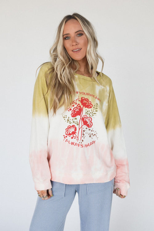 Always Happy Pullover - Sage