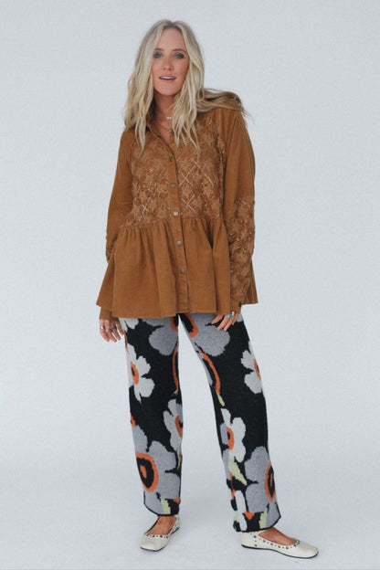 Luca Corduroy Tunic - Camel