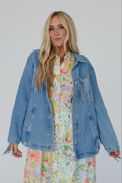 Jackson Hole Button Down Jacket - Denim