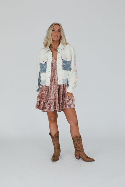 On The Vine Quilted Jacket - Ivory