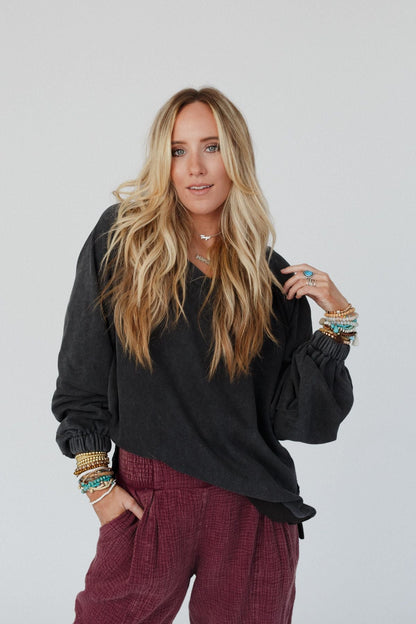 Crossed Paths Sweatshirt - Black